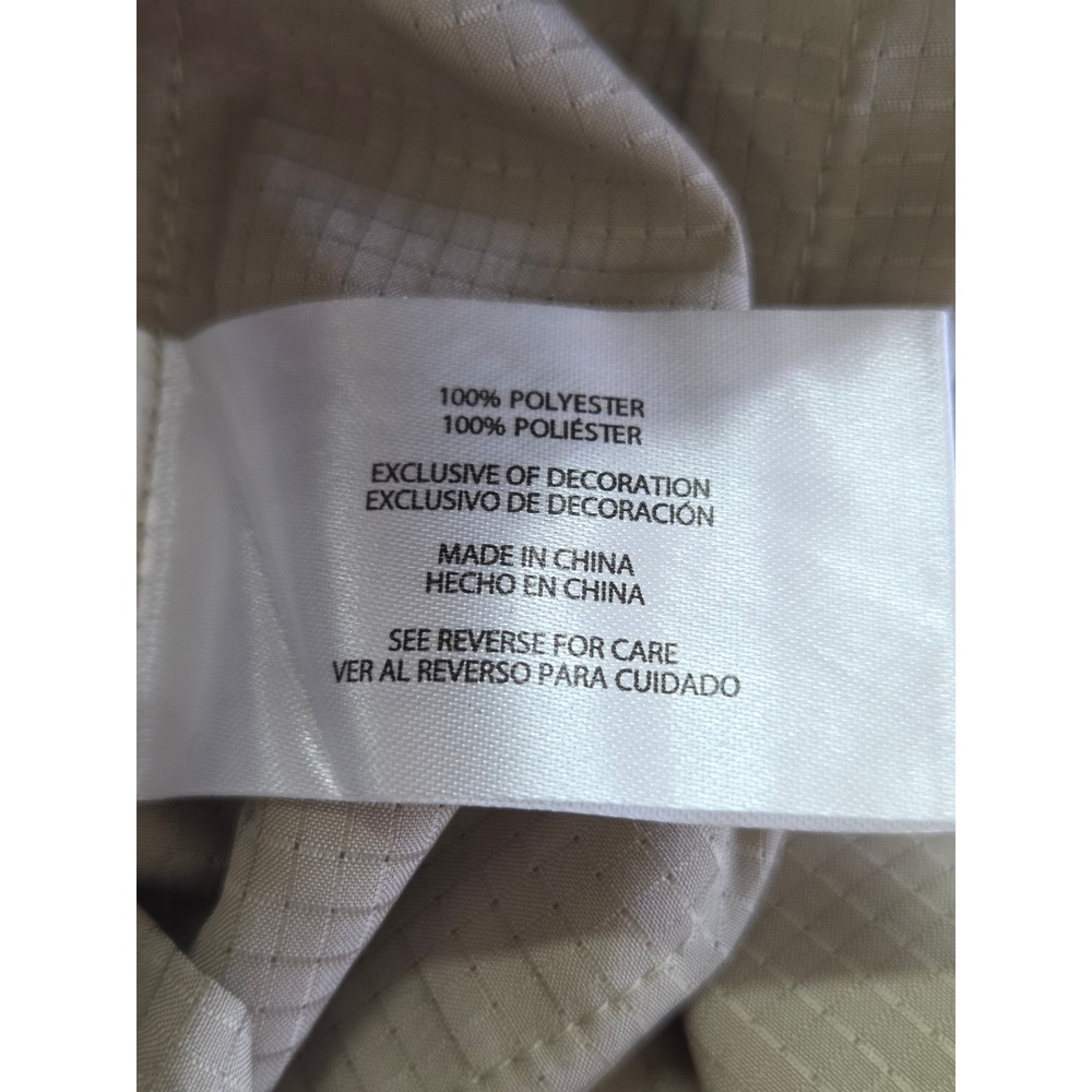 Banana Republic Mens Flat Front Performance Pants Tan Beige 34x34 (36x34) NEW - Picture 7 of 11